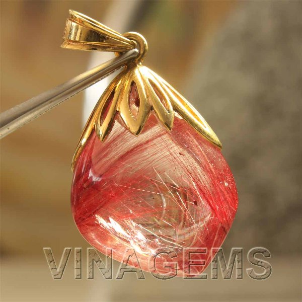 Thạch anh tóc đỏ- Quà tặng từ thiên nhiên