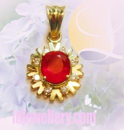 Mặt dây ruby