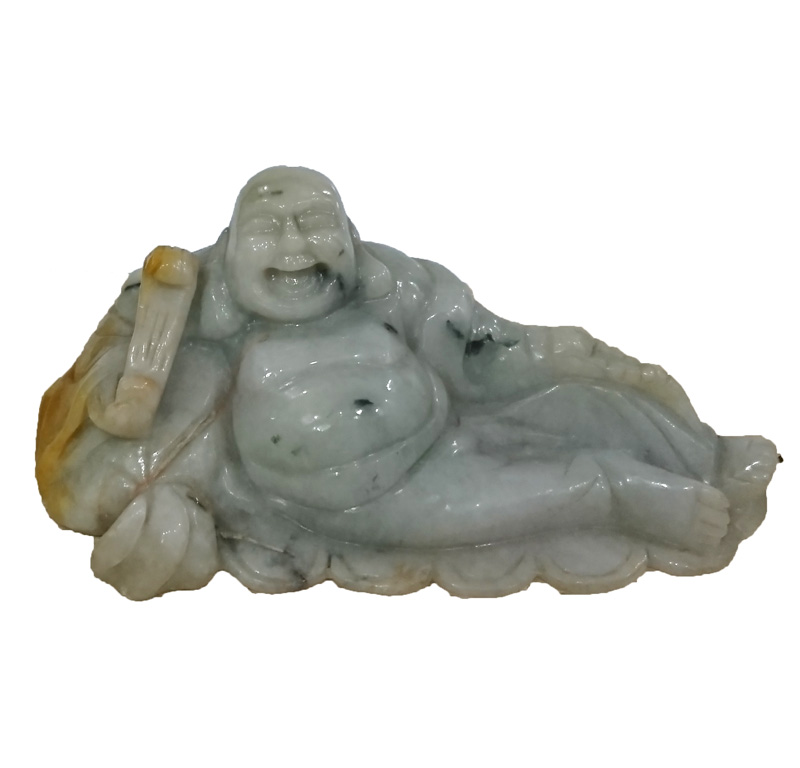 Di lặc ngọc jade + bị tiền