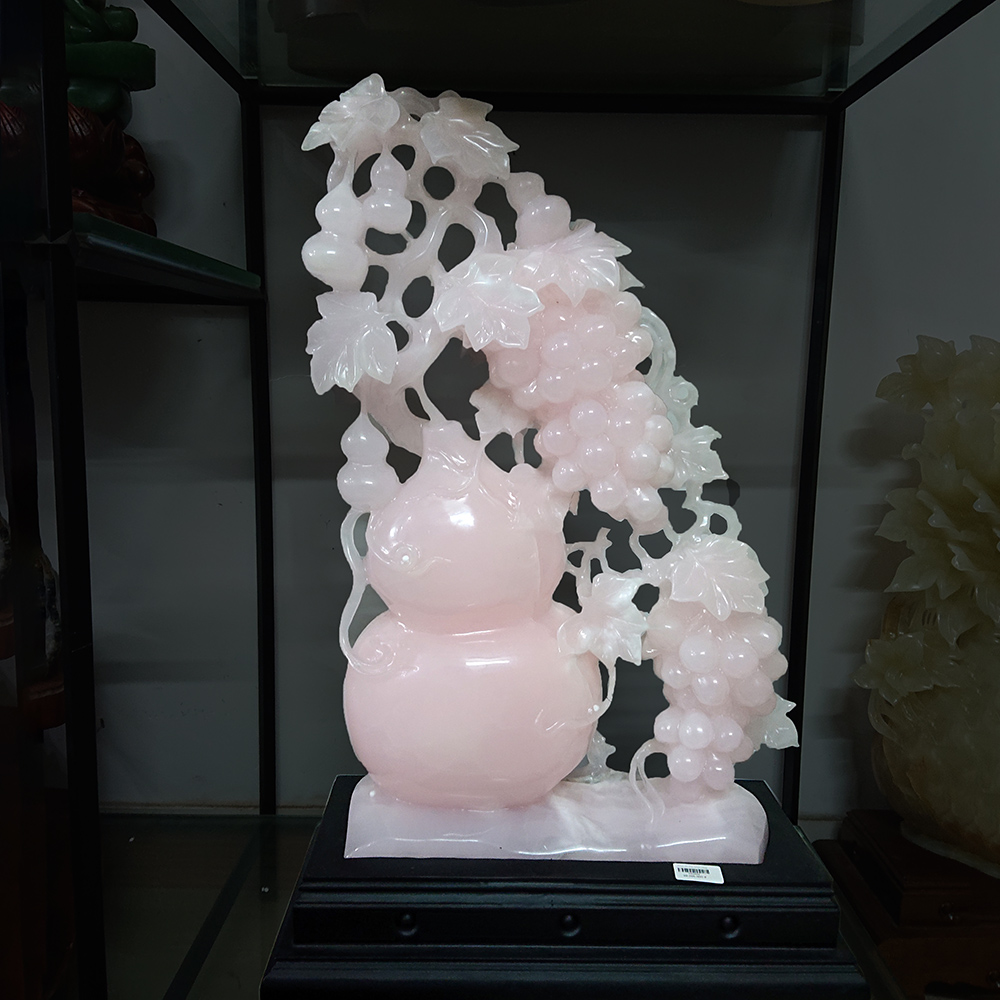 Phúc lộc thọ onyx hồng