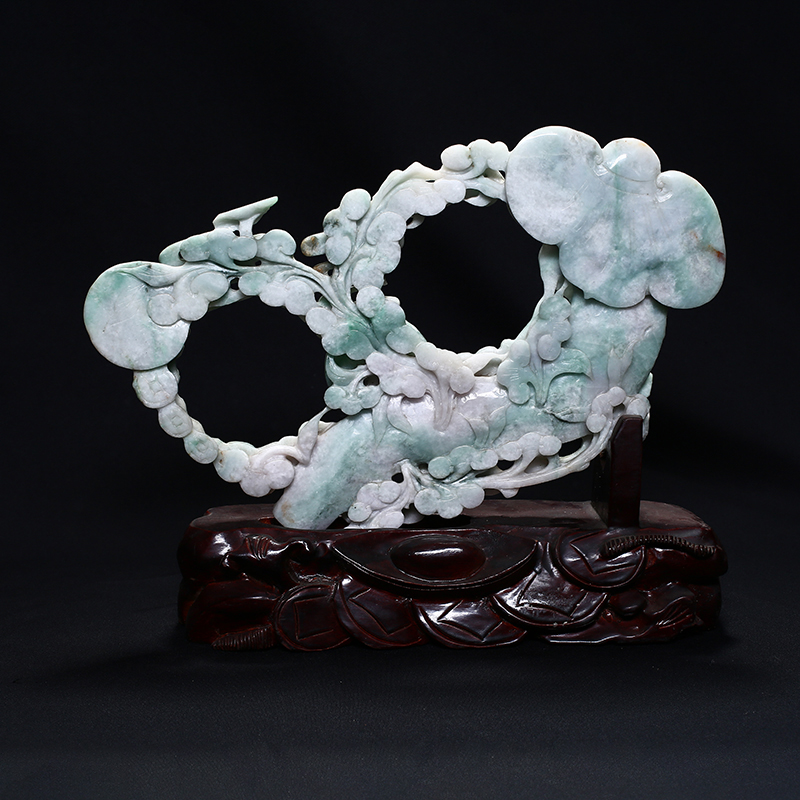 Gậy như ý ngọc cẩm thạch (jadeite)