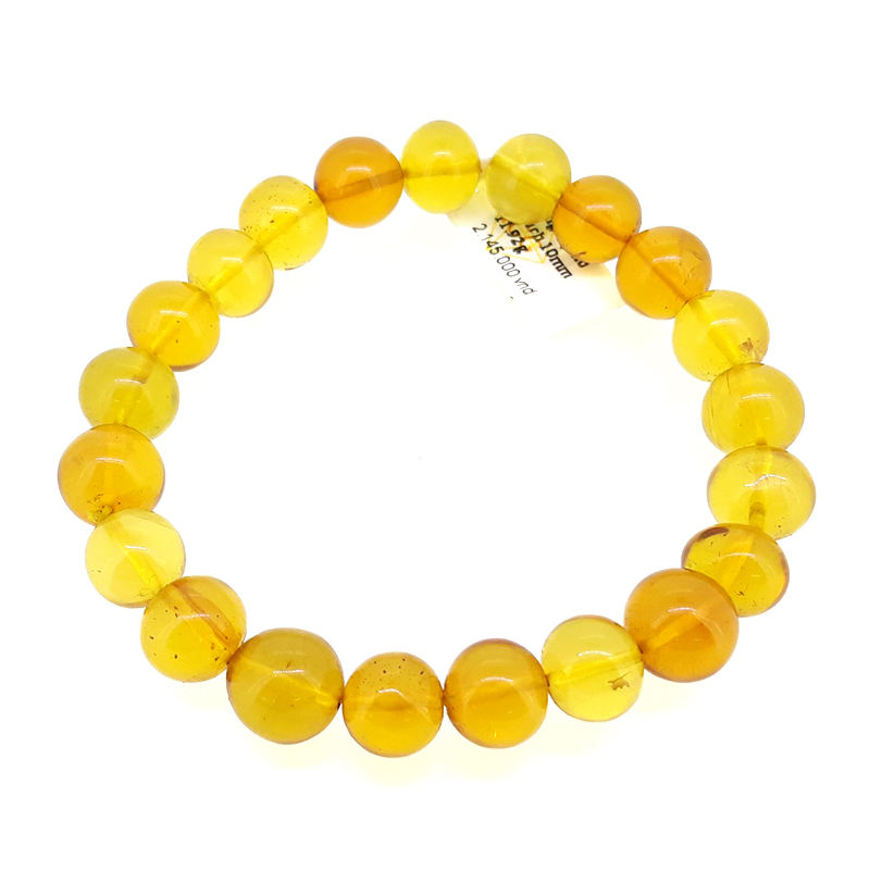 Vòng tay hổ phách (amber) tự nhiên