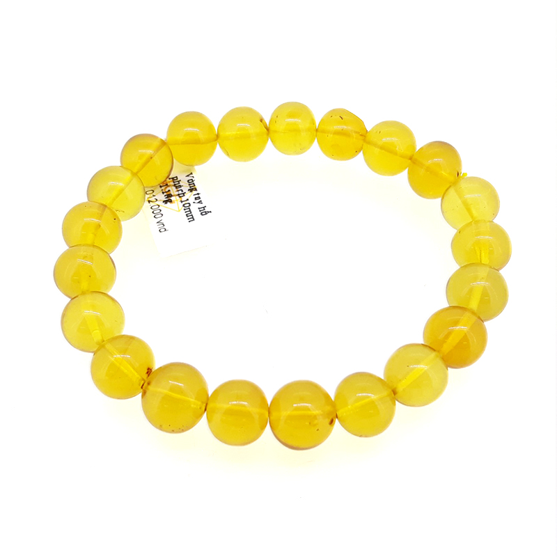 Vòng tay hổ phách (amber) tự nhiên