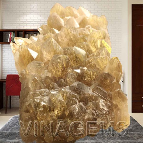 Khám phá thú vị về thạch anh tóc vàng phong thủy